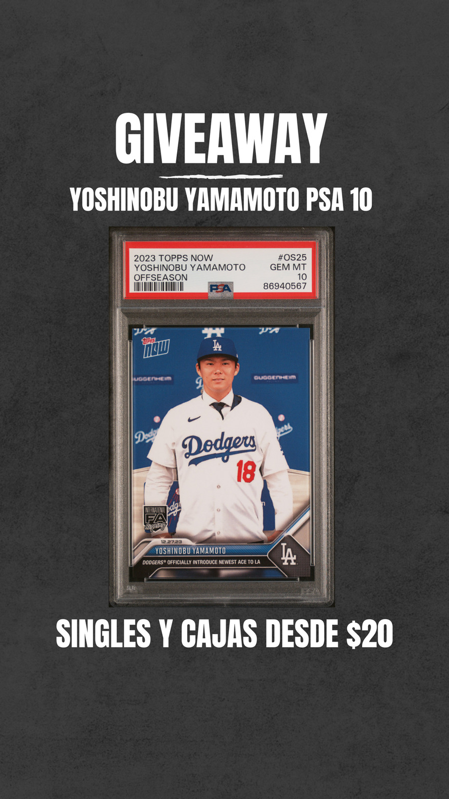 YAMAMOTO PSA 10