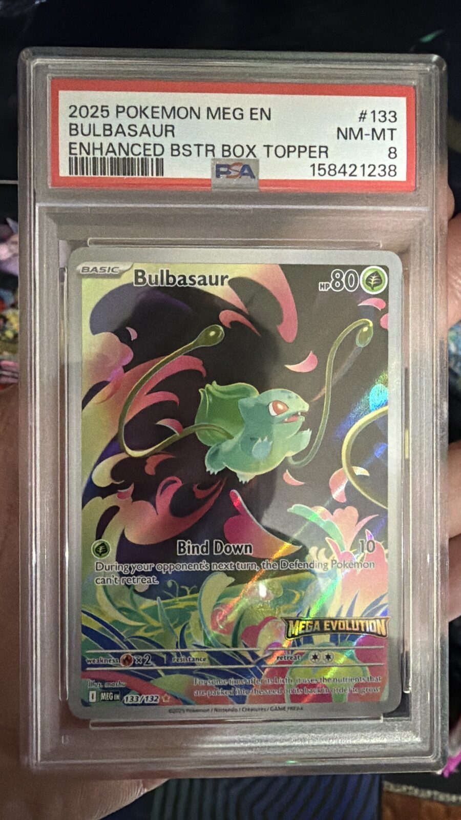 BULBASAUR PSA 8