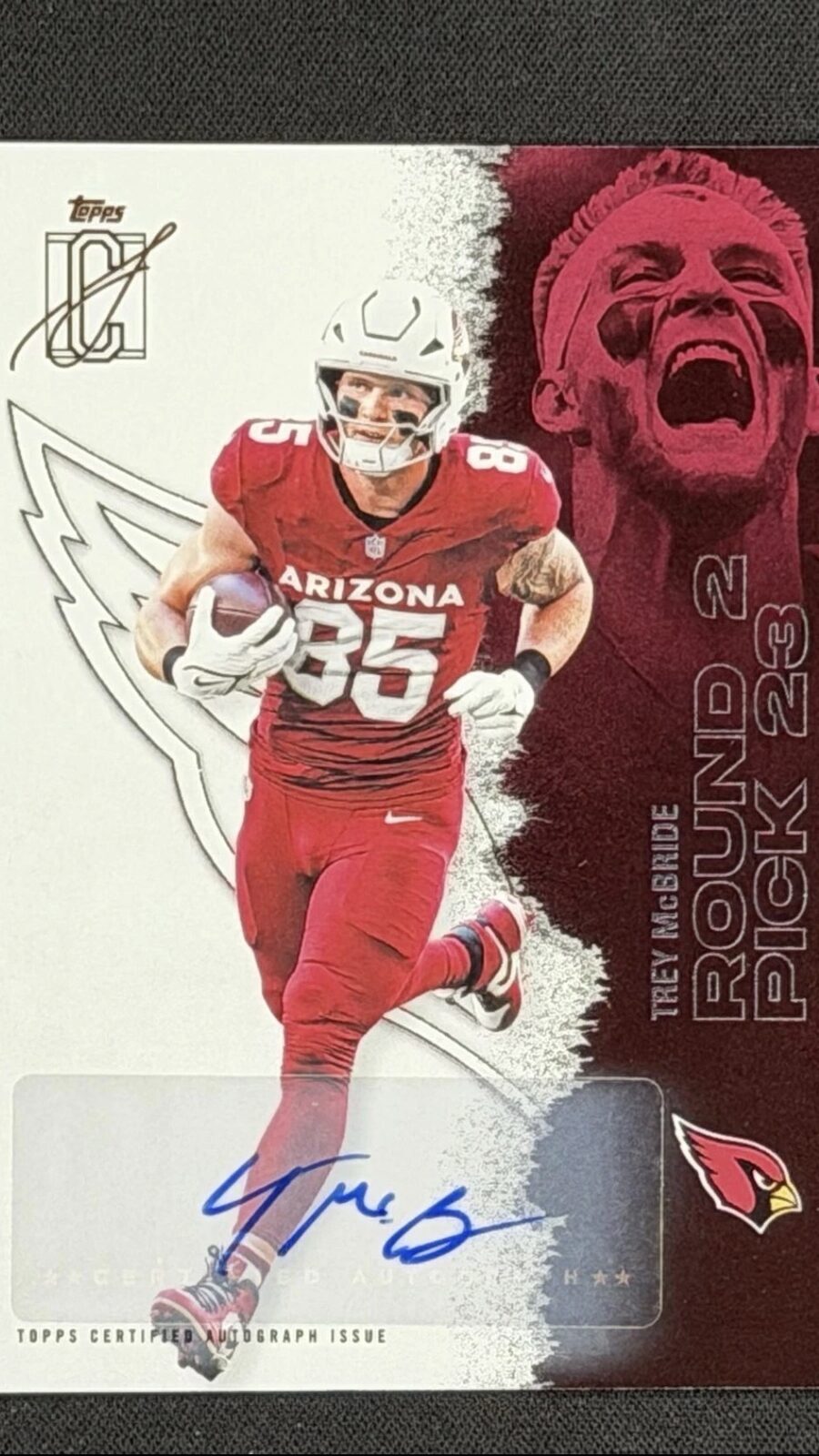 Trey McBride Signature Class NFL 2025 Autografiado