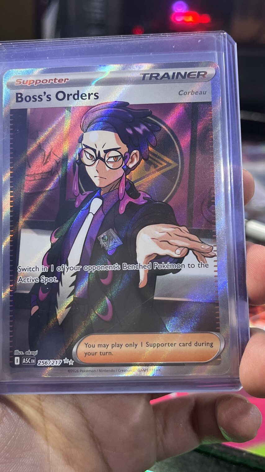 Carta Pokémon Boss's Orders Ultra Rare