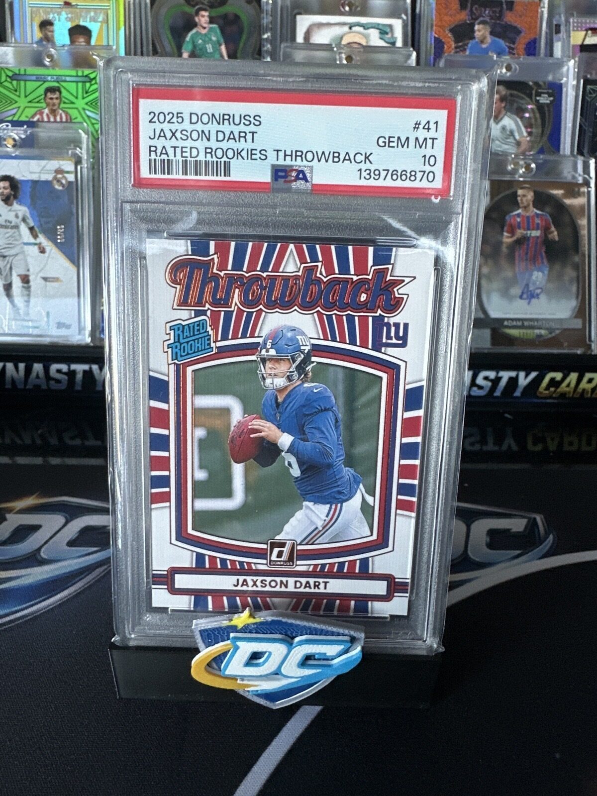 JAXON DART RATES ROOKIE THROWBACK PSA 10