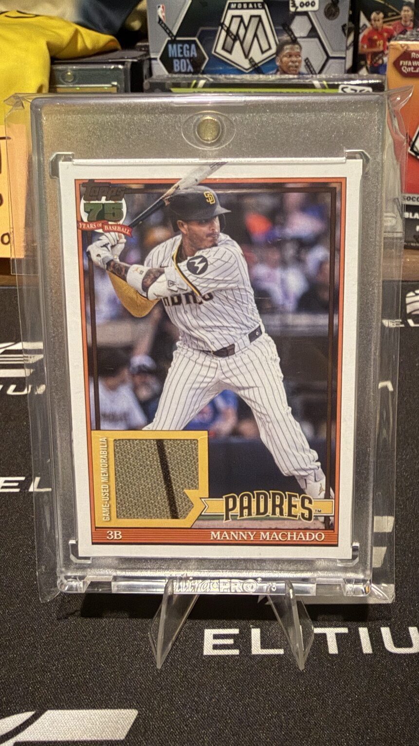 MANNY MACHADO GAME USED MEMORABILIA