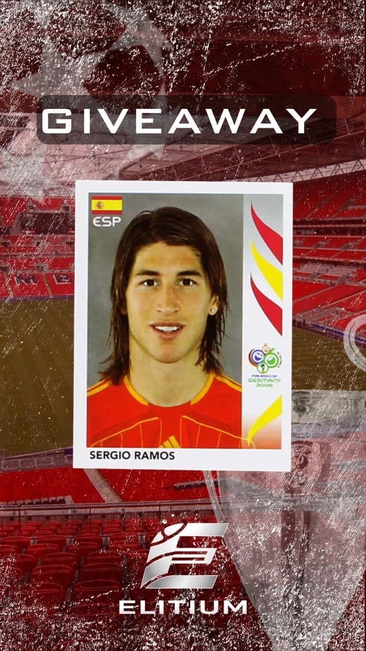 PANINI STICKER SERGIO RAMOS GERMANY 2006