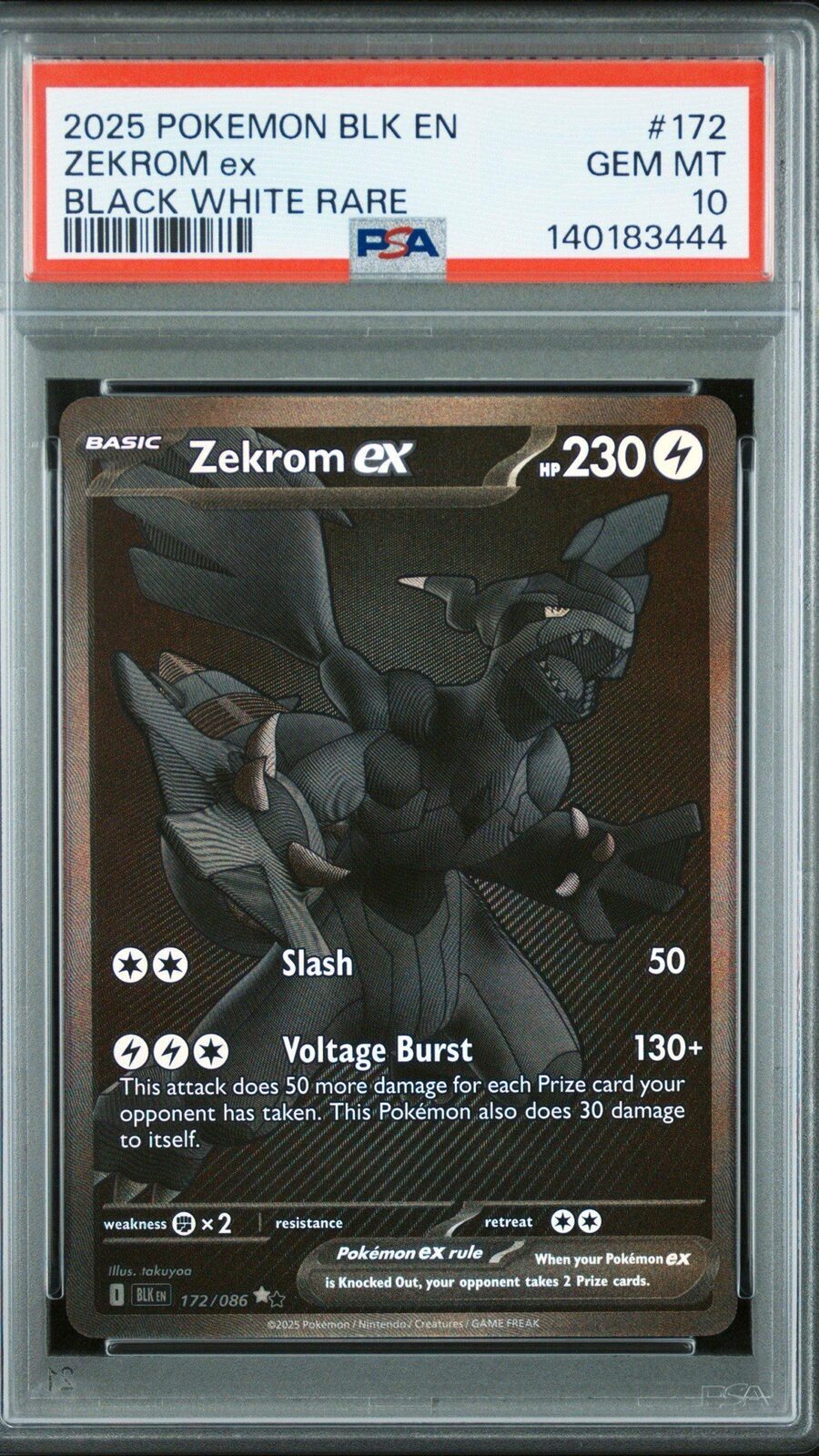 ZEKROM PSA 10 GRATIS