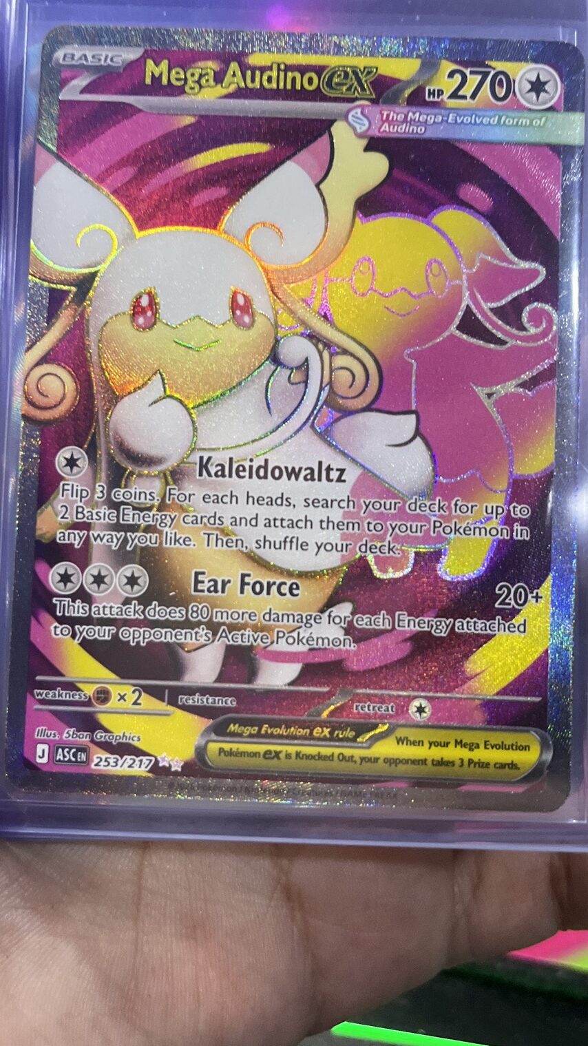 Carta Pokémon Mega Audino ex