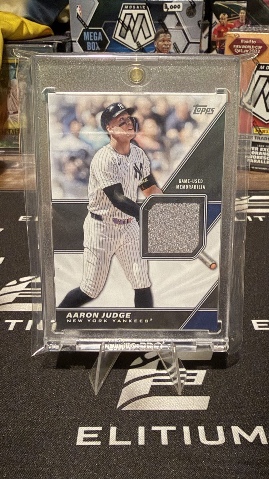 AARON JUDGE GAME USED MEMORABILIA