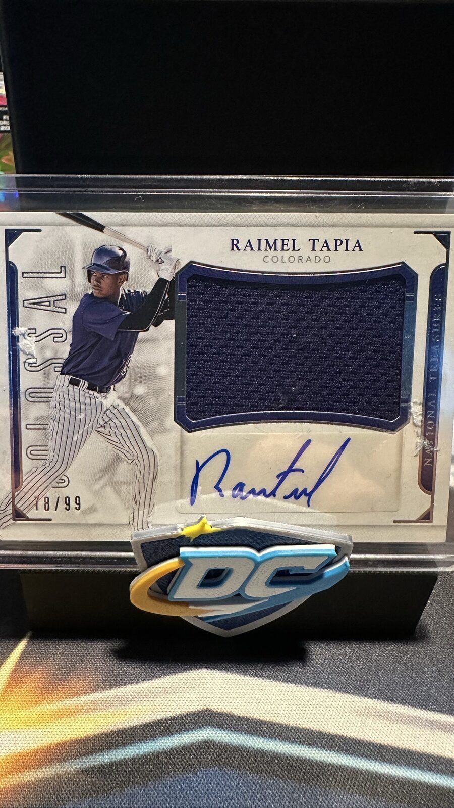 AUTOGRAFO PARCHE NUMERADO RAMIEL TAPIA( solo compradore