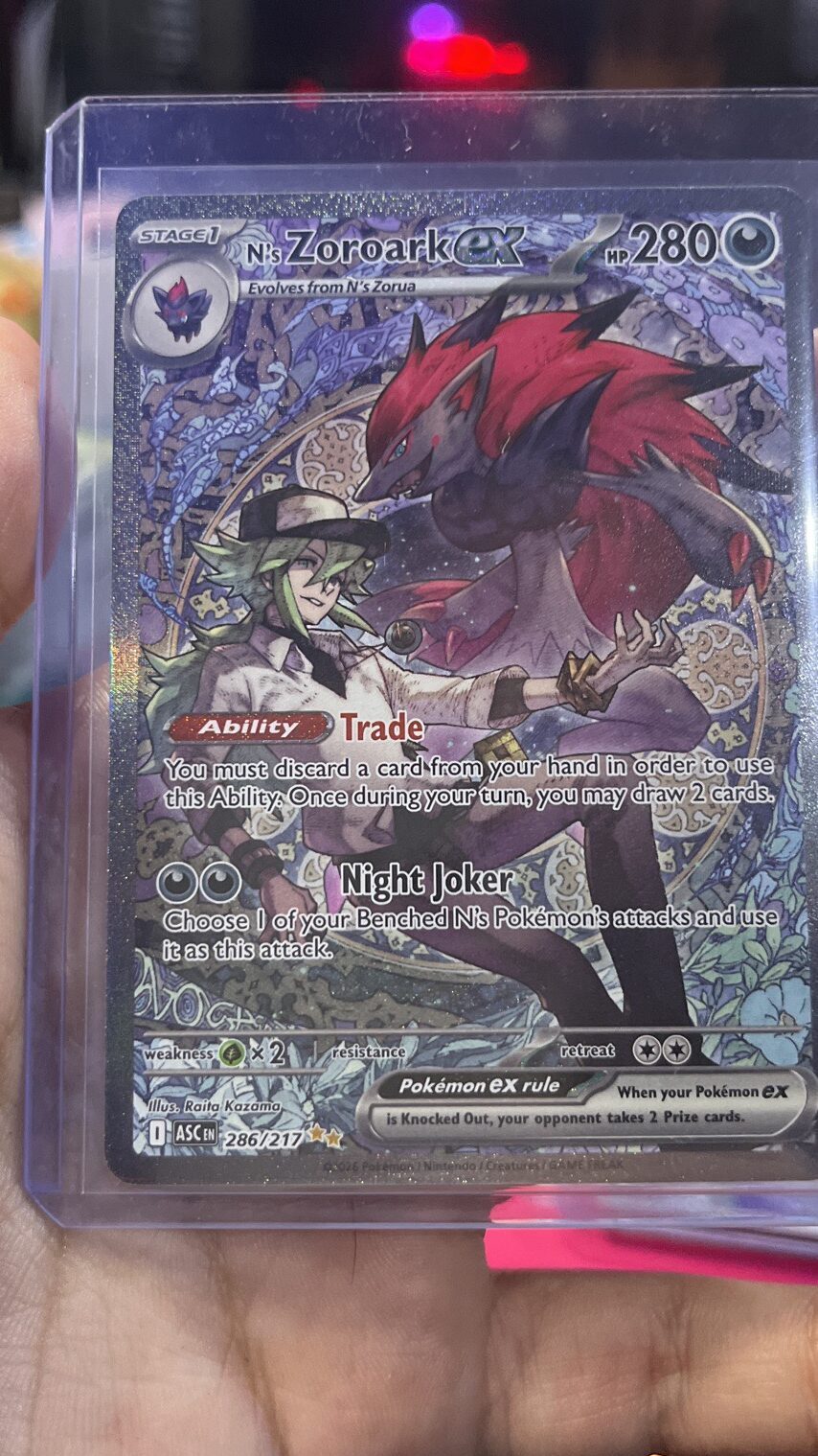 Carta Pokémon Banette Illustration Rare