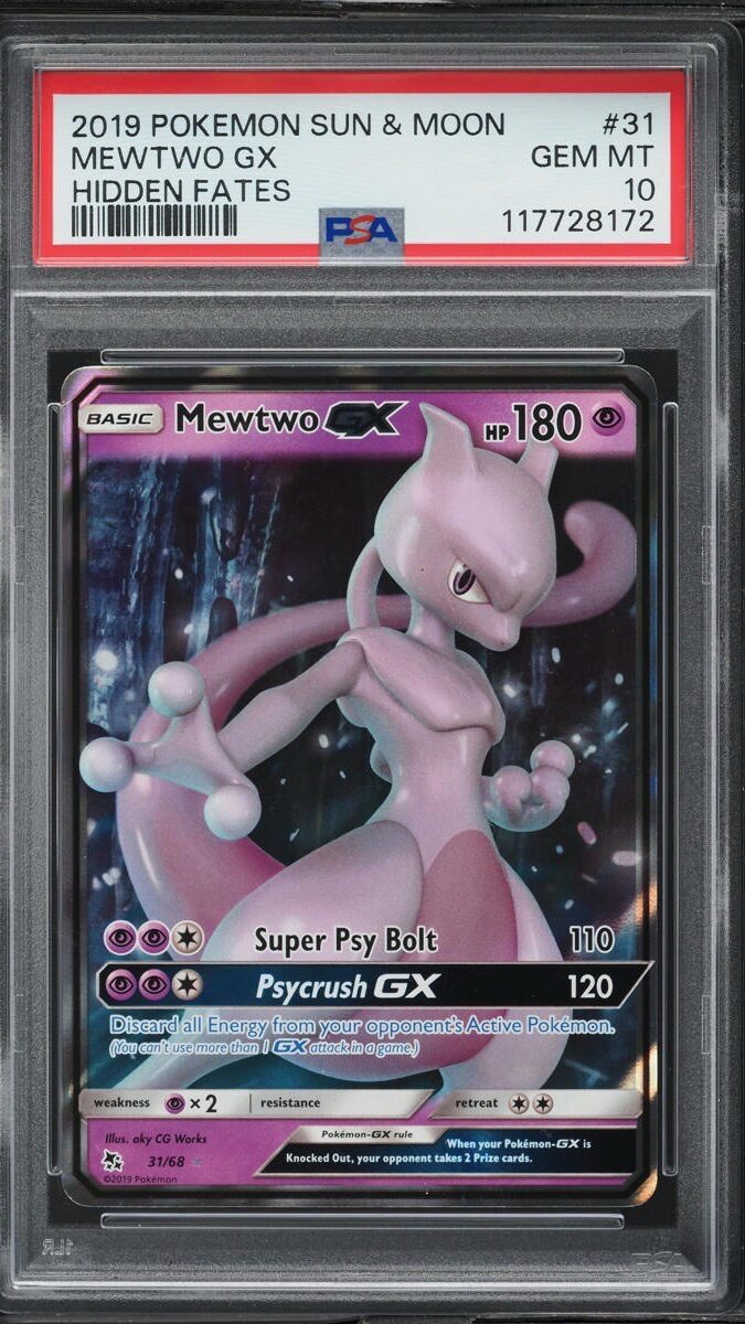 MEWTWO GX PSA 10 GRATIS