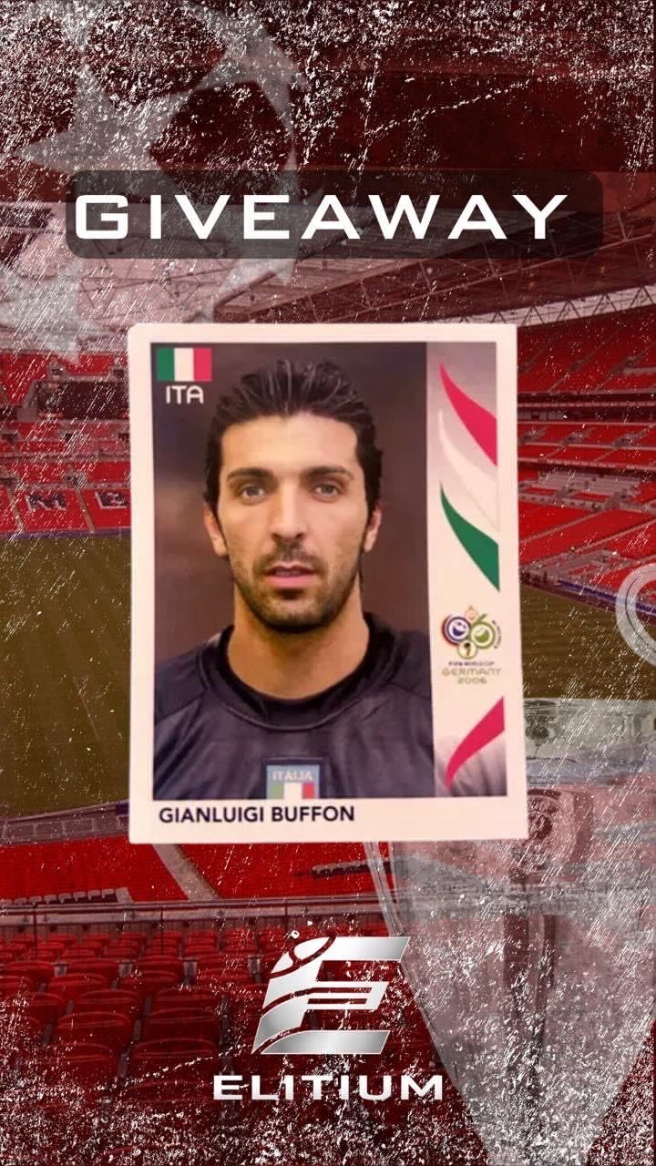 PANINI STICKER GIANLUIGGI BUFFON GERMANY 2006