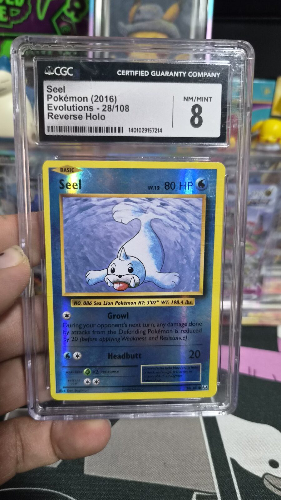 Seel Evolución Reverse CGC 8