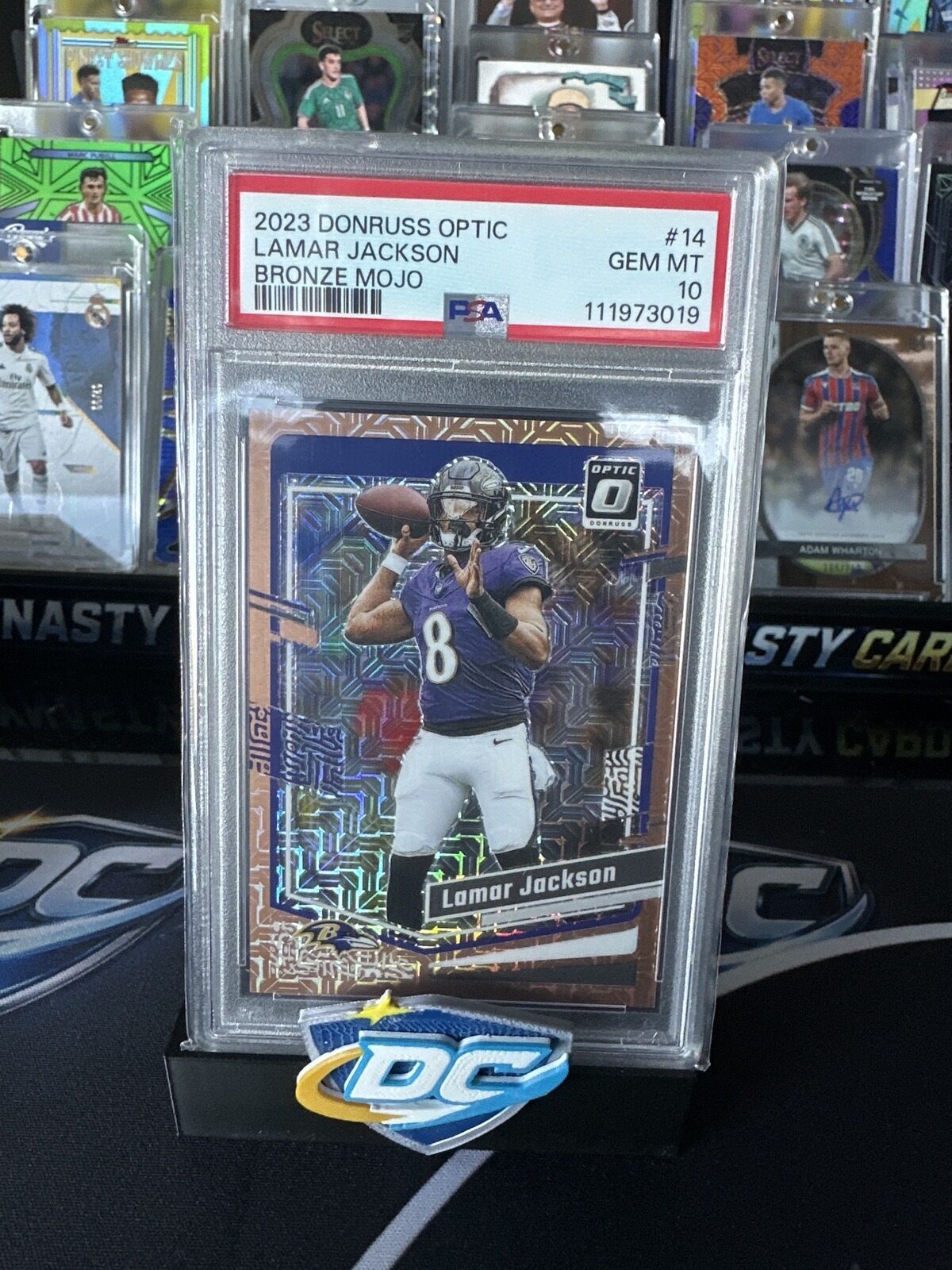 LAMAR JACKSON BRONZE MOJO / 35  PSA 10