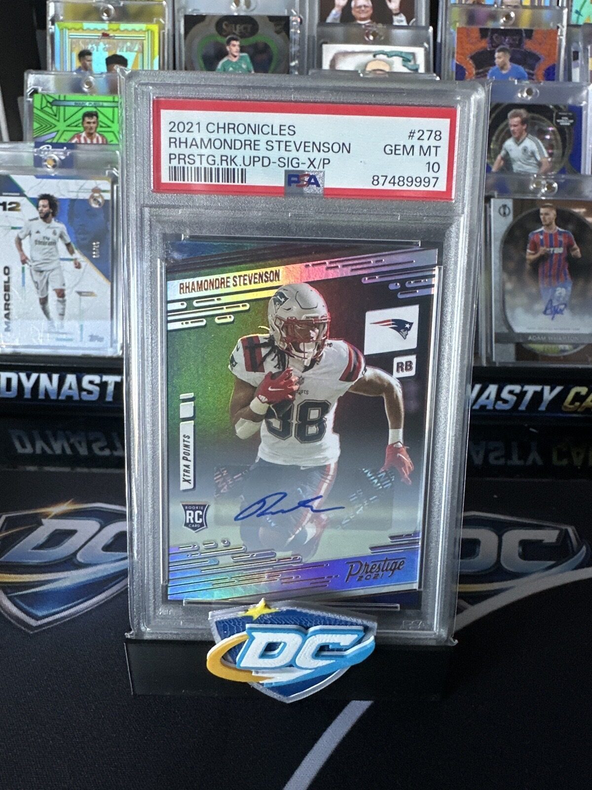 RHAMONDRE STEVENSON RC AUTOGRAFO PSA 10