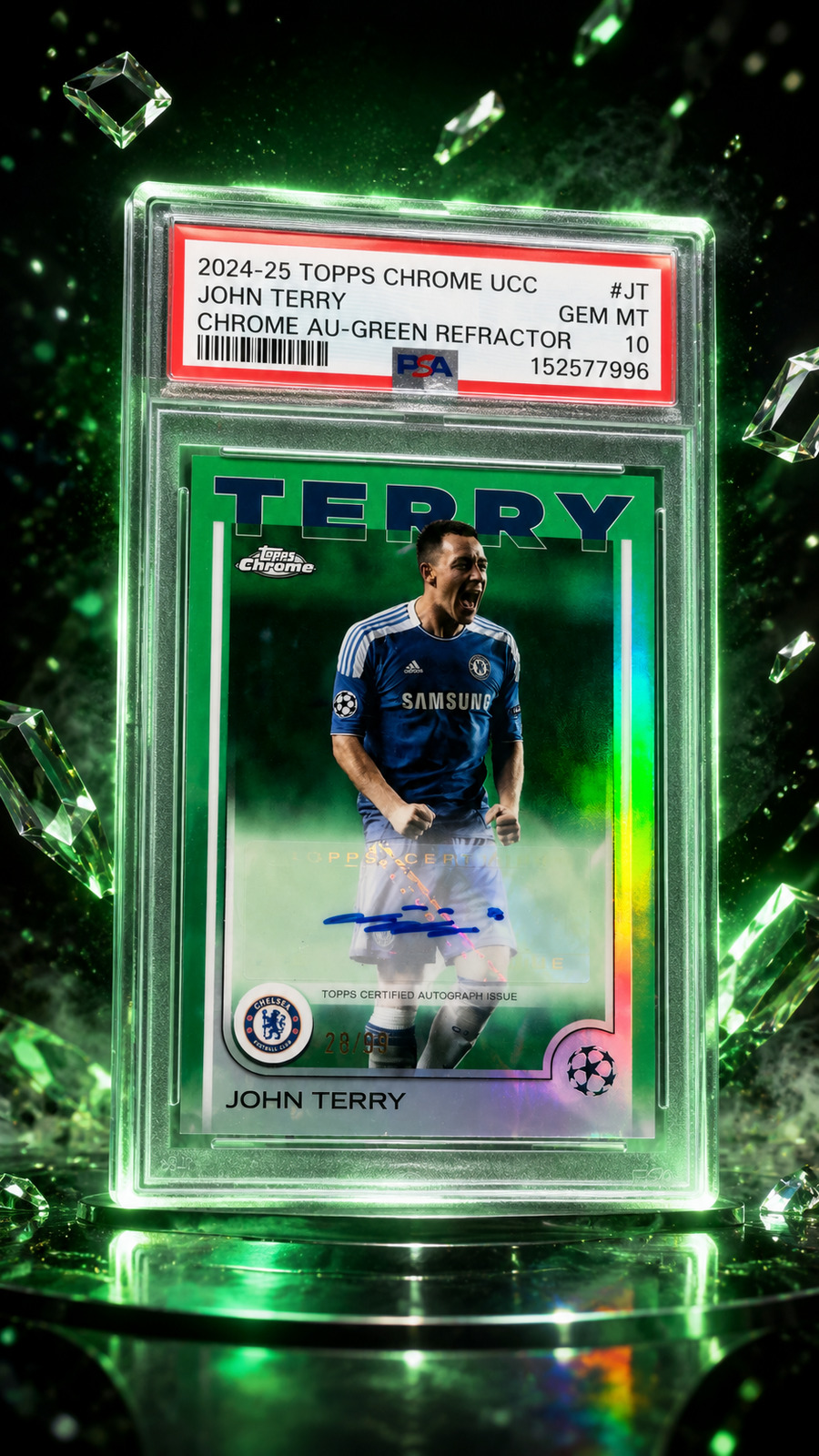 AUTO JOHN TERRY /99 PSA 10 🔥