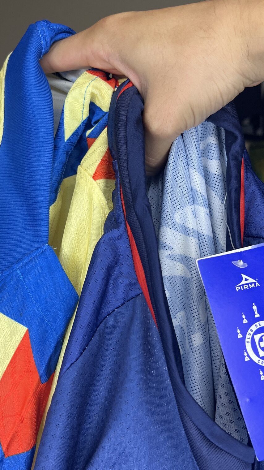 jersey del América o Cruz azul
