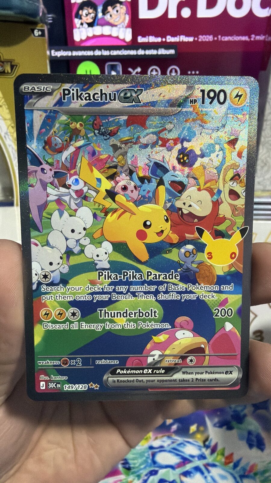 Pikachu ex 149/128