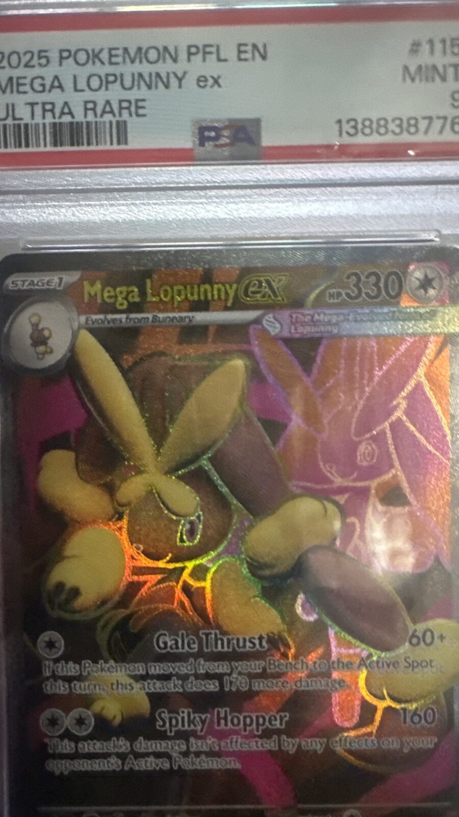 Carta Pokémon Mega Lopunny EX