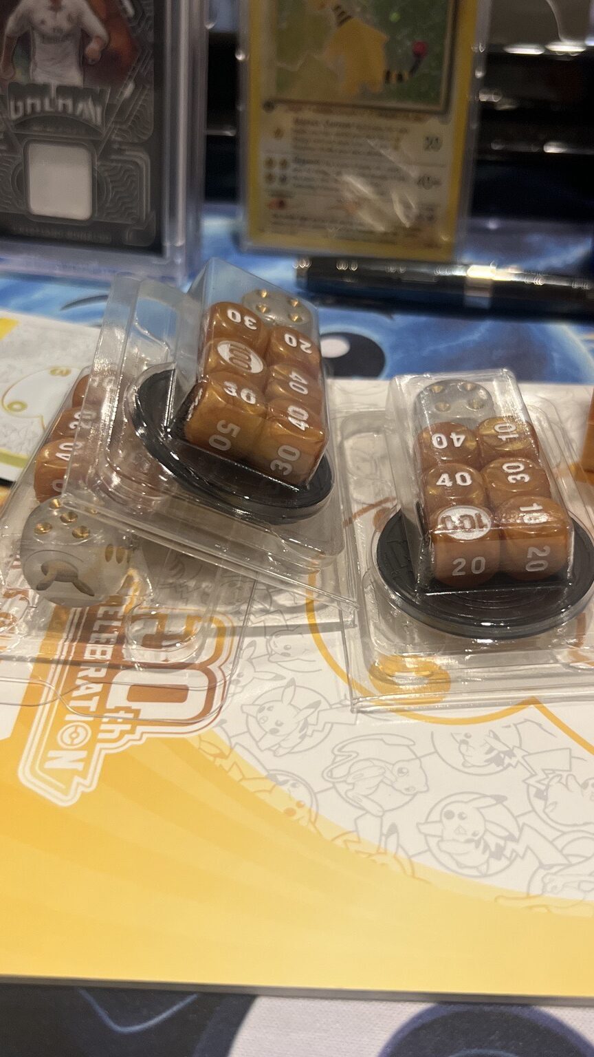 Set de dados para Pokémon TCG