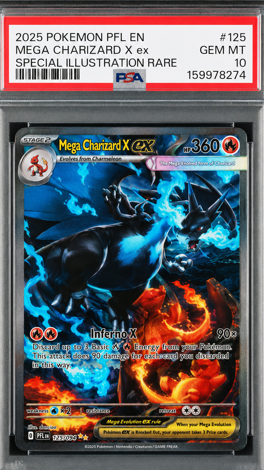 MEGA CHARIZARD PSA 10 GRATIS