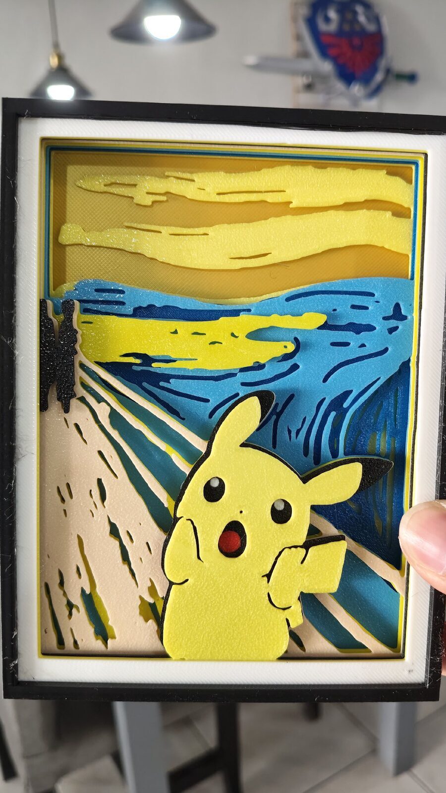 Cuadro de Pikachu el grito 😱