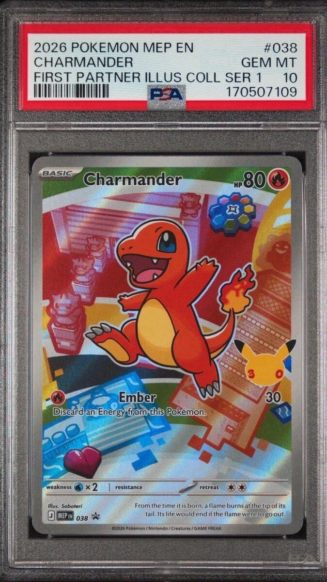 CHARMANDER PSA 10 GRATIS