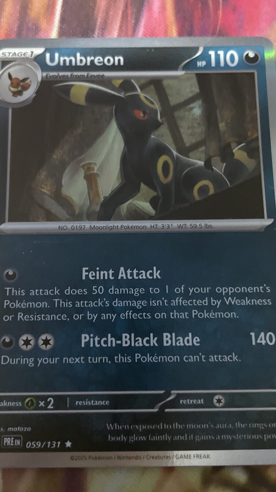umbreon card prismatic