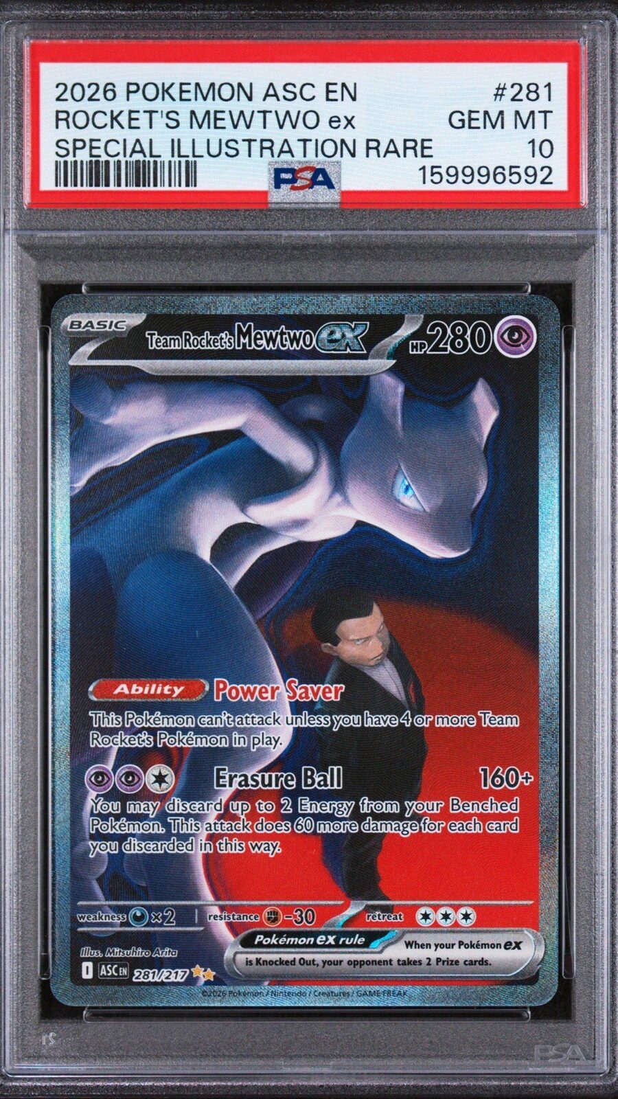 MEWTWO PSA 10 GRATIS