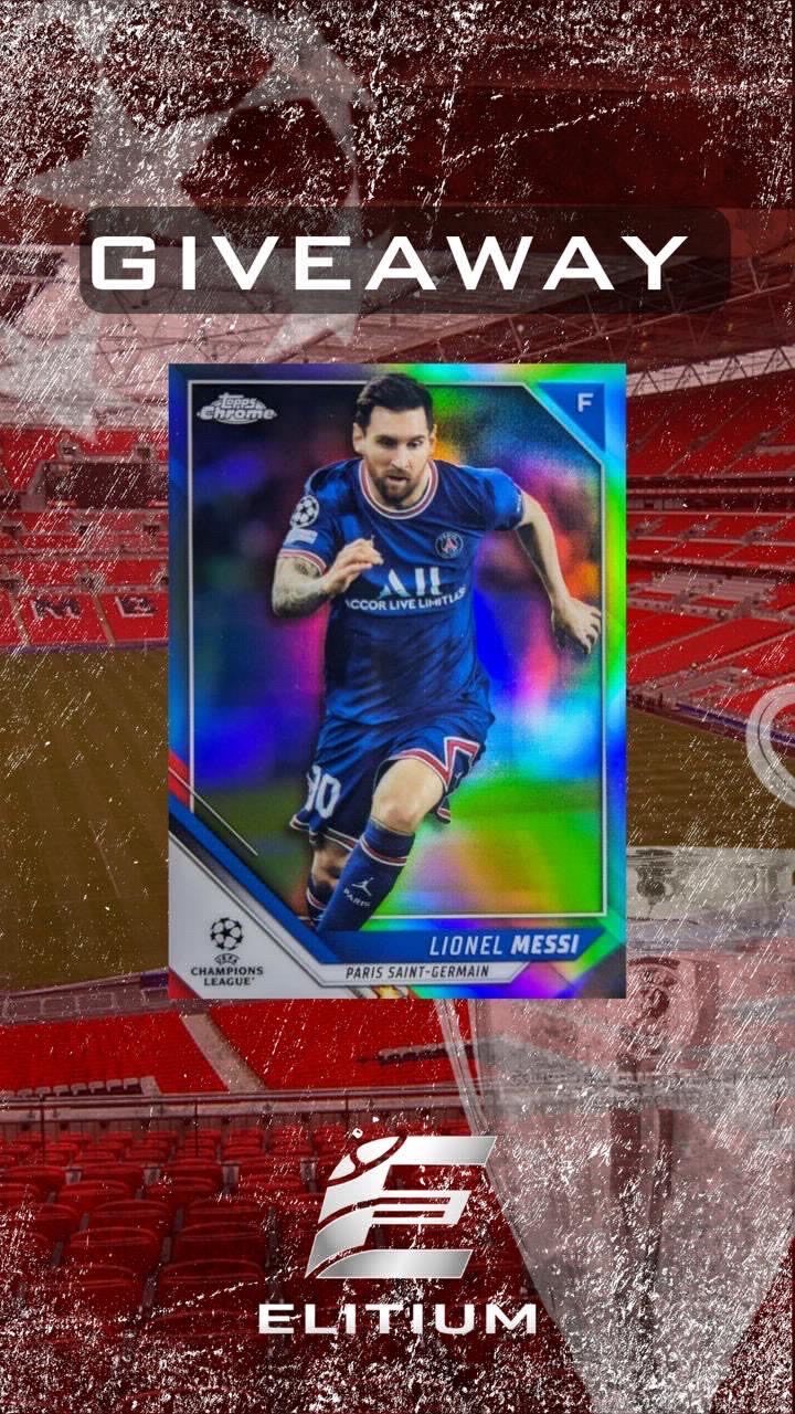 TOPPS CHROME LIONEL MESSI REFRACTOR