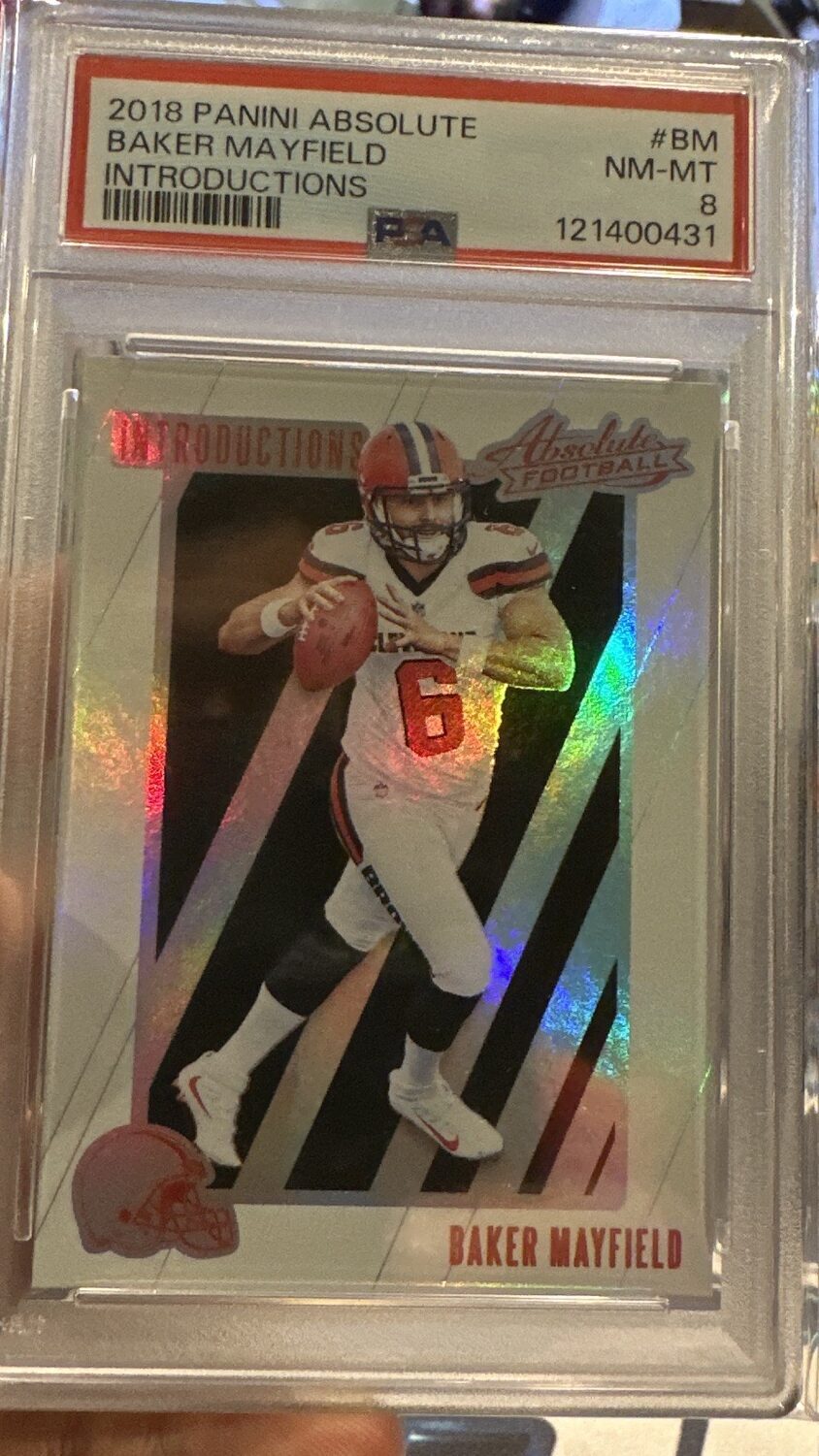 Carta Panini Absolute 2018 Baker Mayfield
