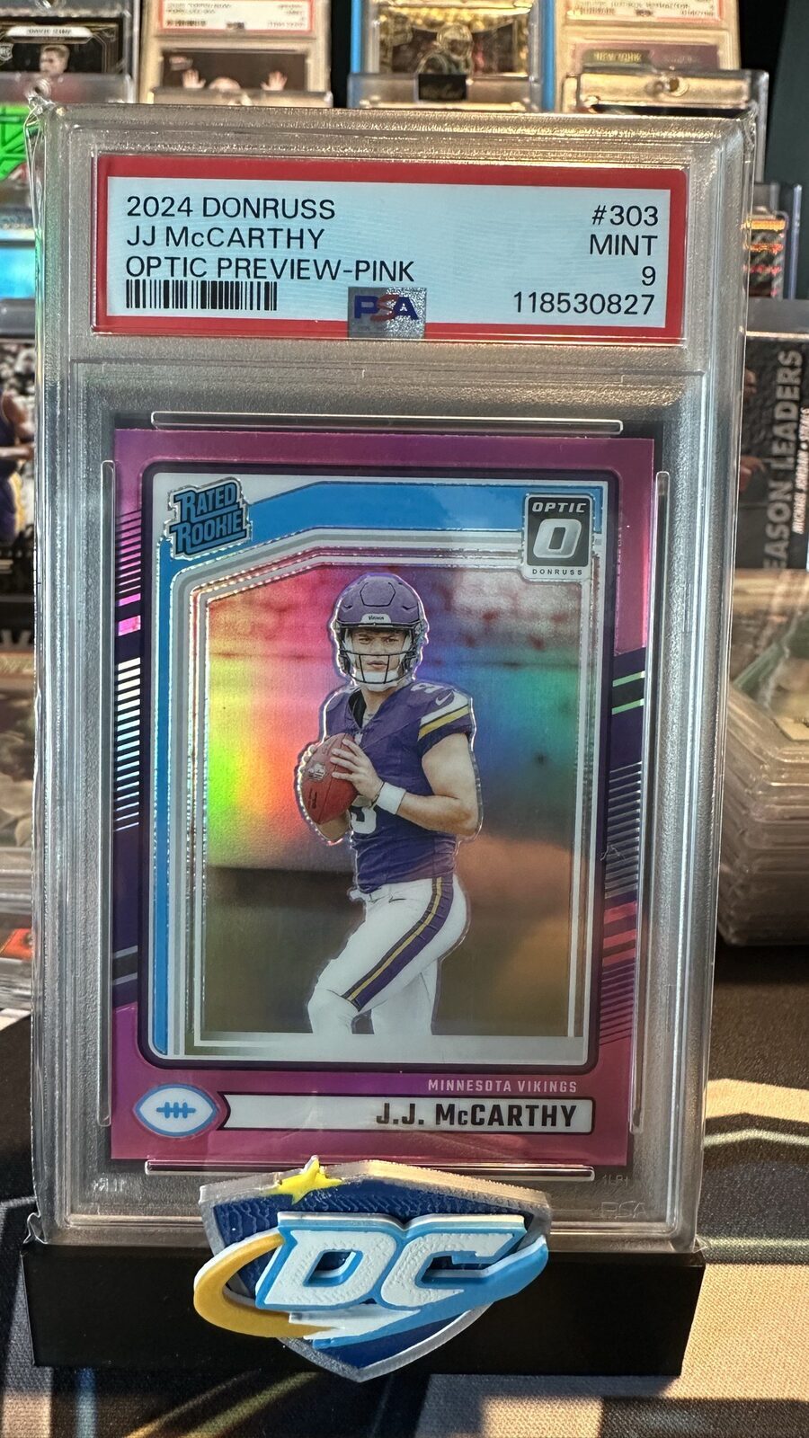 JJ McCarthy 2024 Donruss Optic