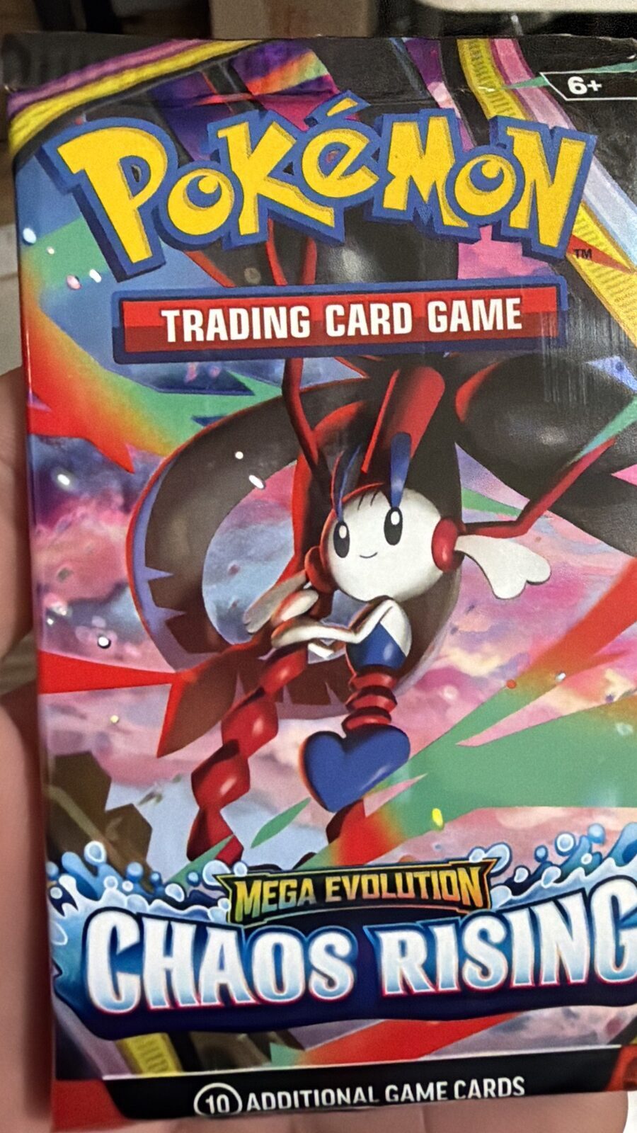 Sobrecito de Pokémon TCG Chaos