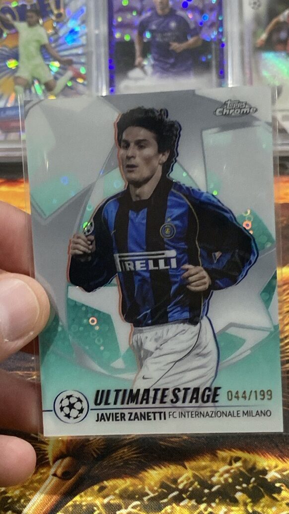 Carta Javier Zanetti Topps Chrome /199