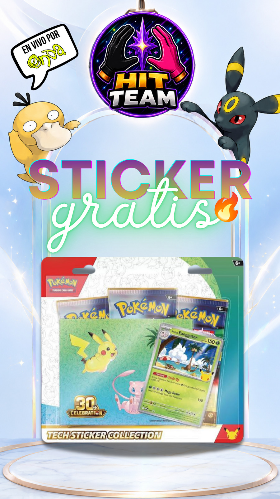 🔥Colección Sticker Exeggutor🔥