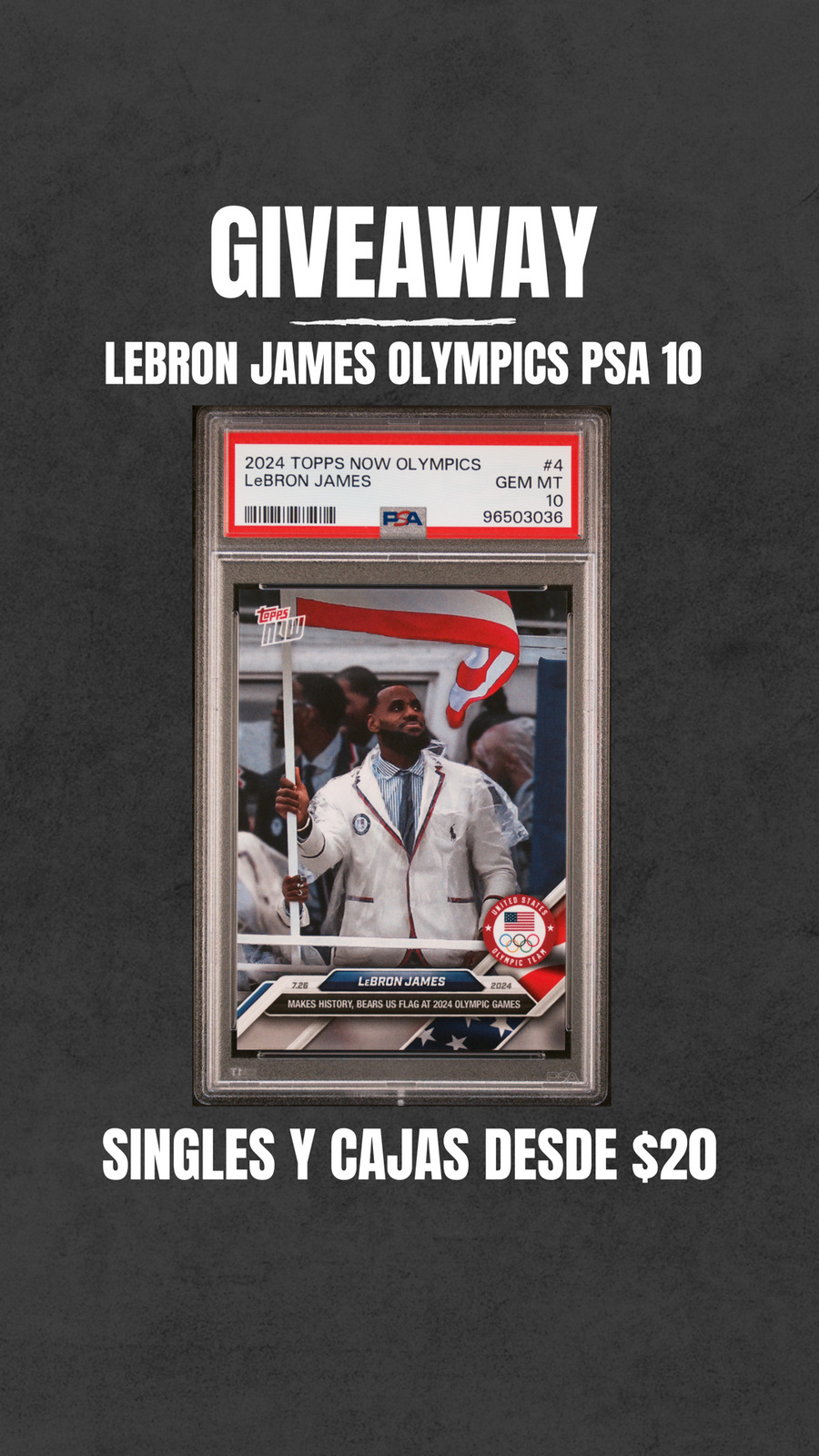 LEBRON JAMES PSA 10