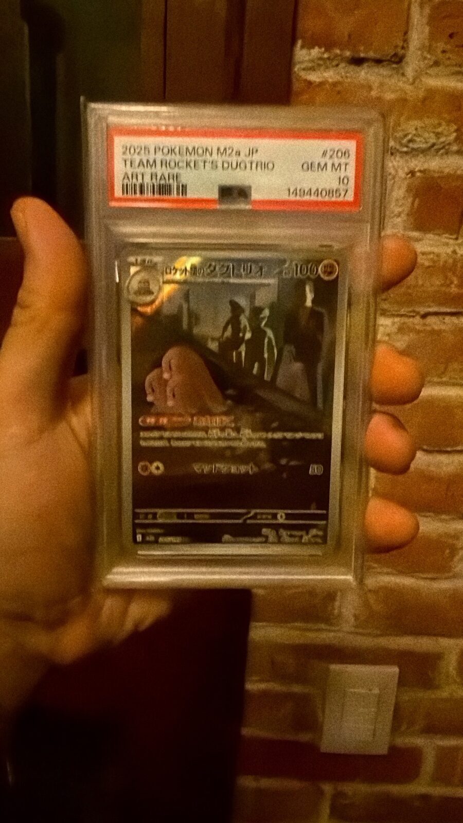 Dugtrio Team Rocket PSA 10