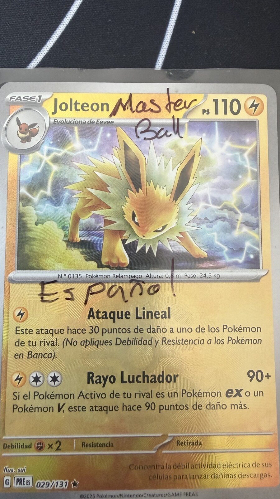 Jolteon Master Ball ESP
