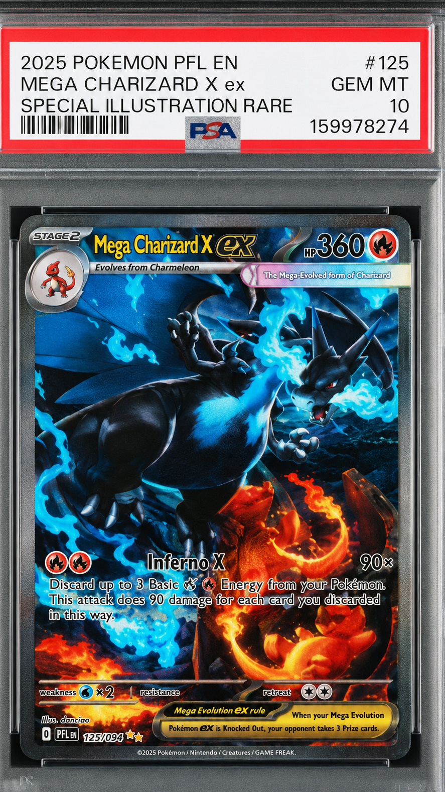 MEGA CHARIZARD PSA 10 GRATIS