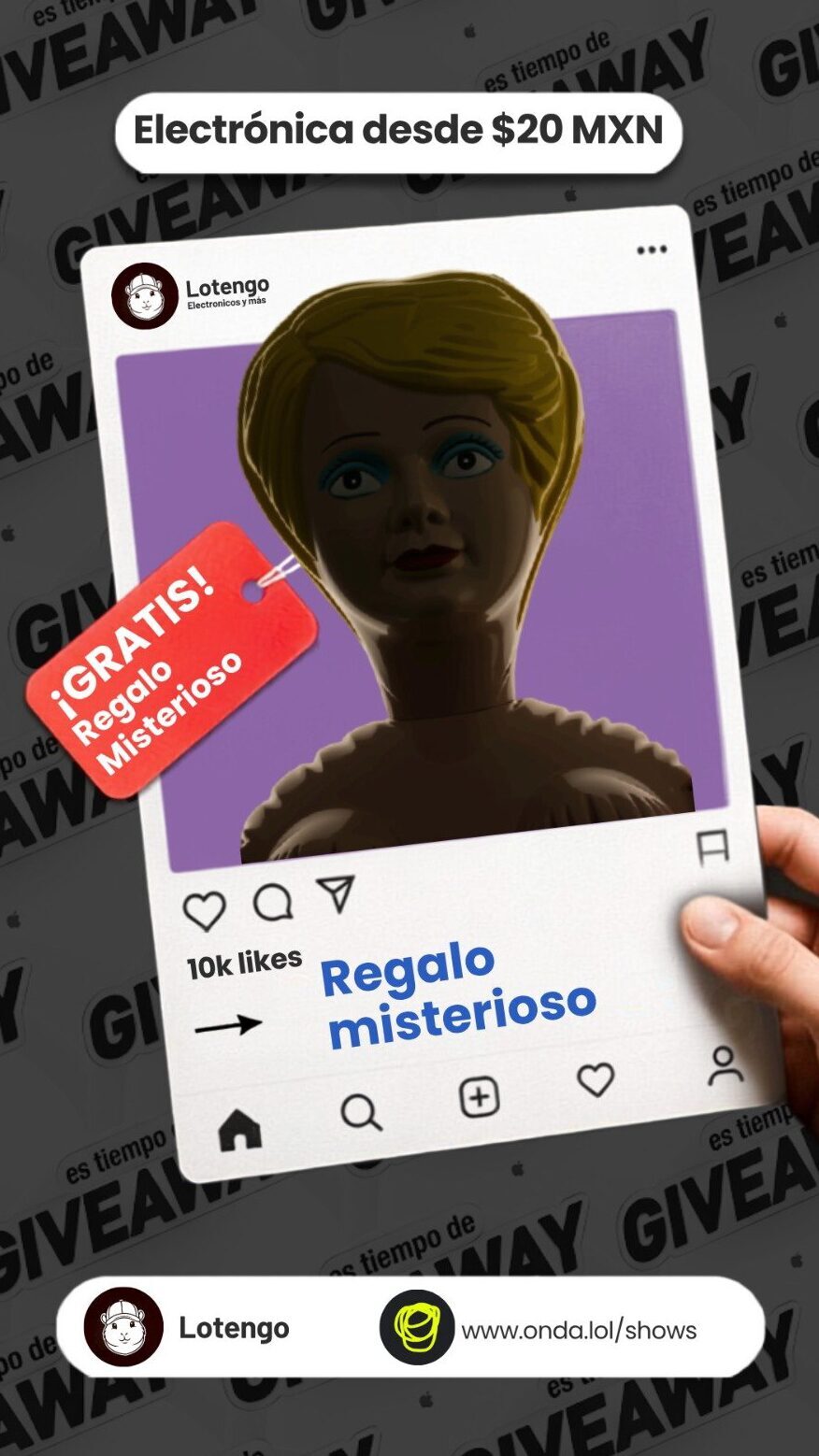Regalo misterioso...
¡ES GRATIS! 🔥