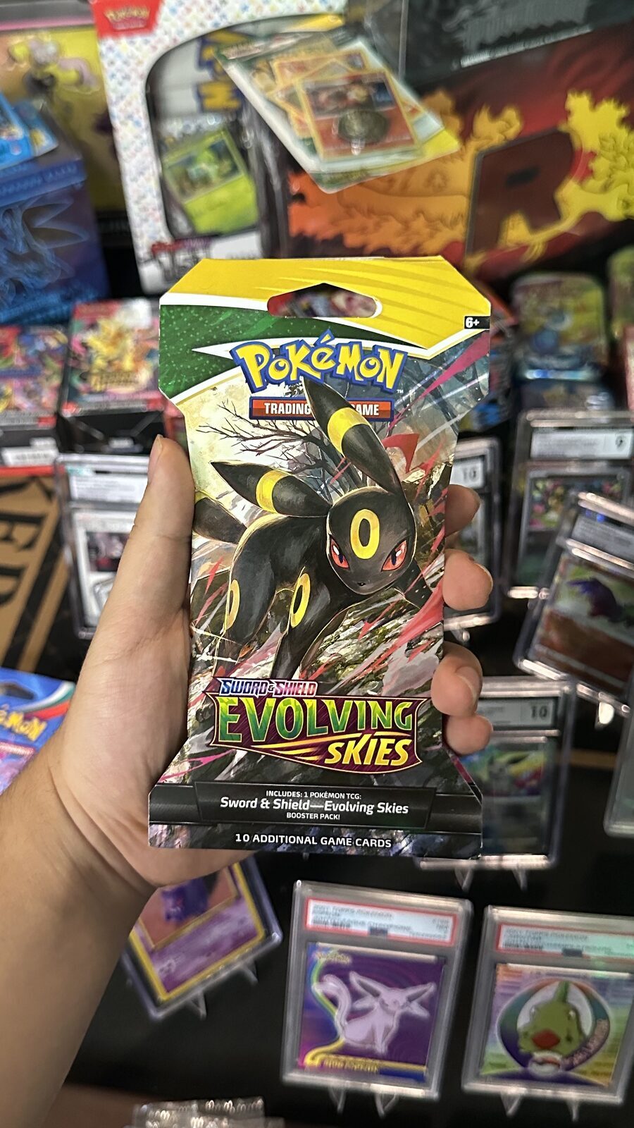 Evolving skies! sleeved booster pack inglés