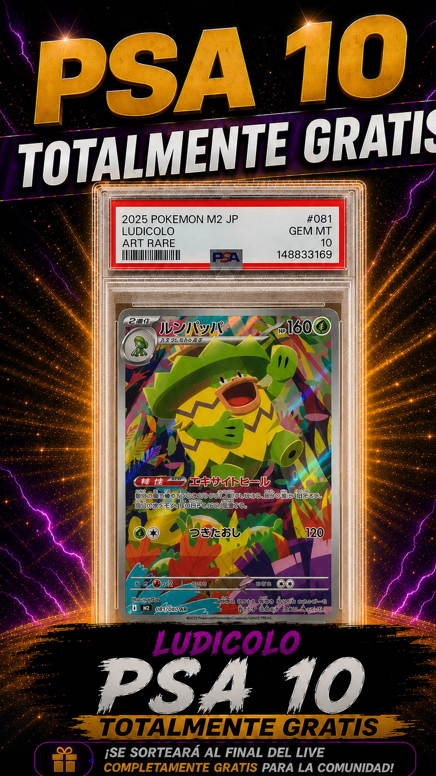LUDICOLO PSA 10 GRATIS