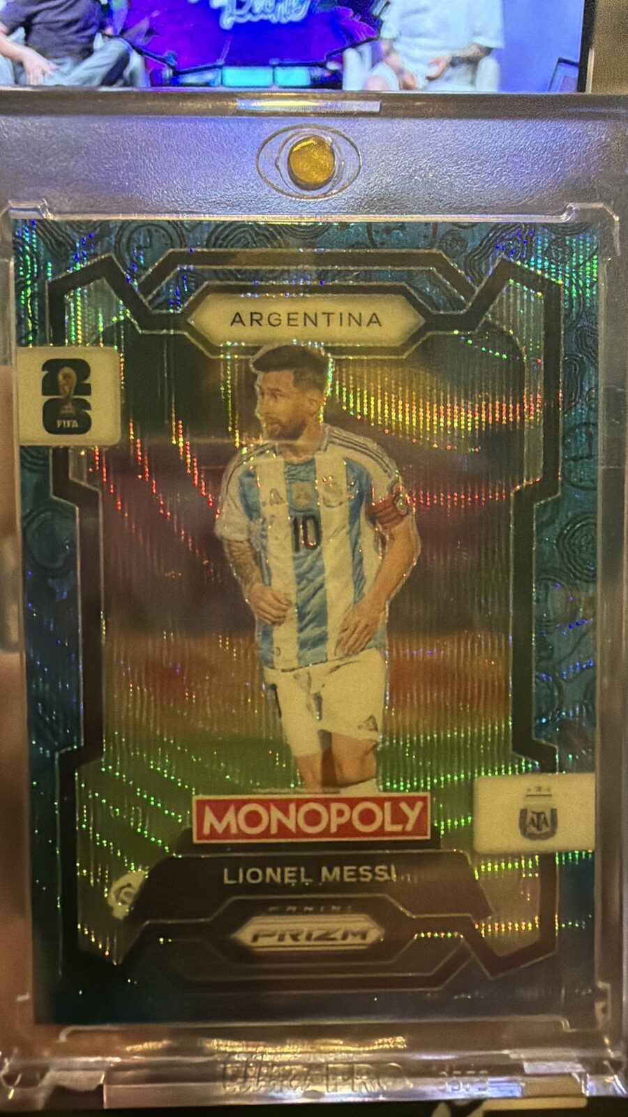 Carta Panini Prizm Lionel Messi