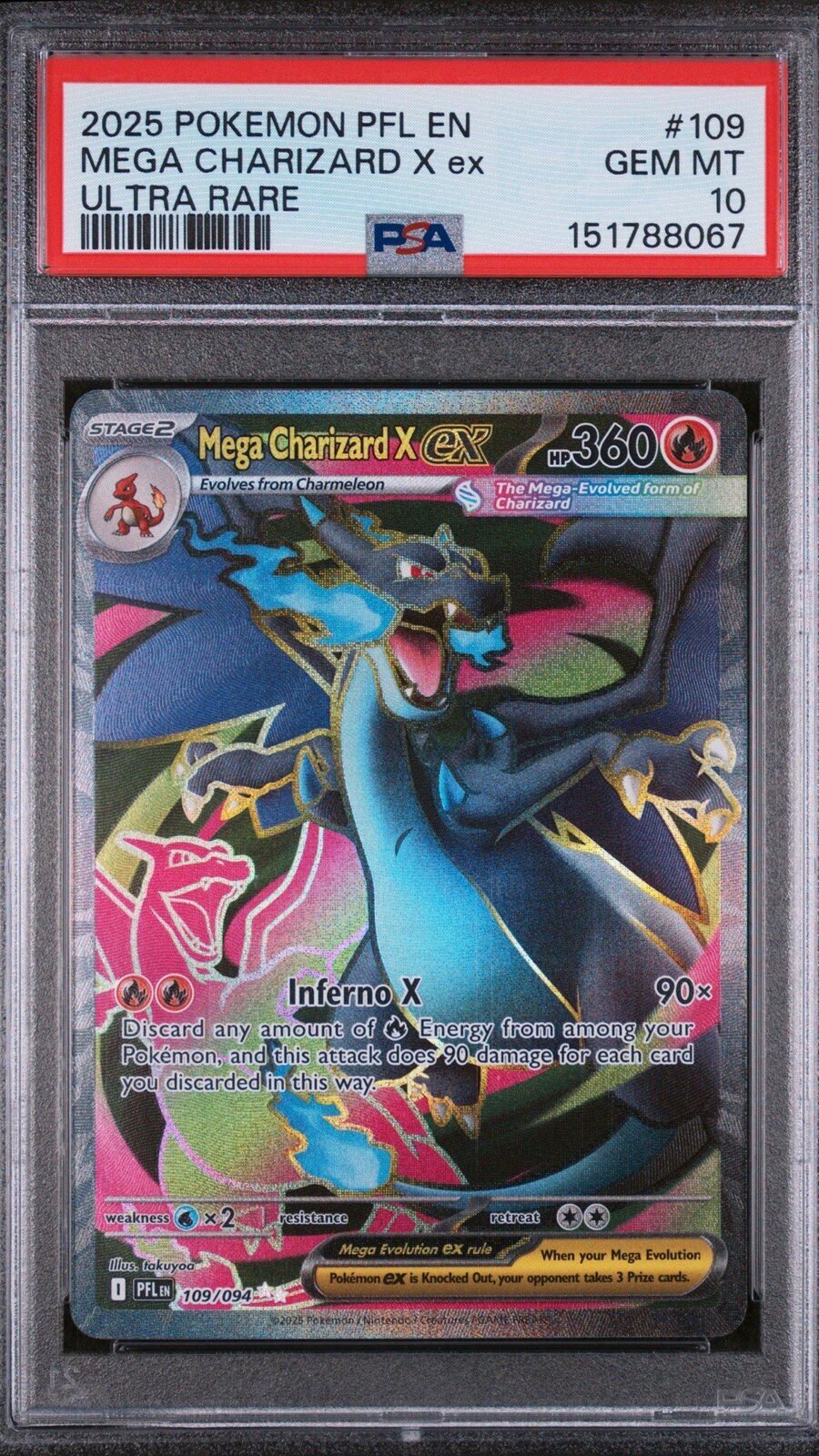 MEGA CHARIZARD PSA 10 GRATIS