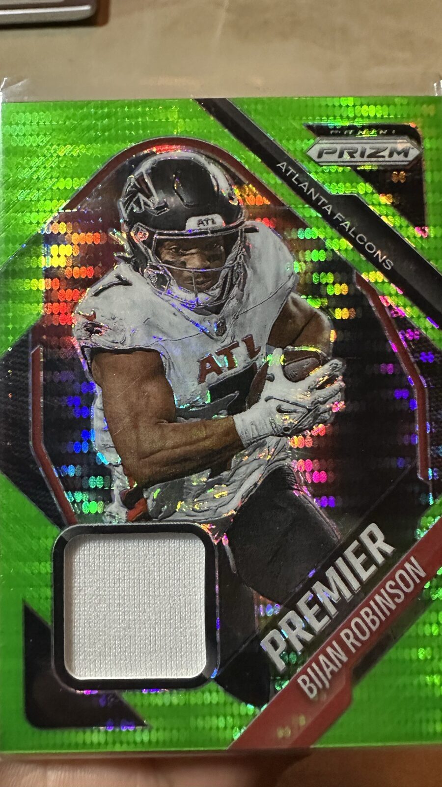 BIJAN ROBINSON PATCH PANINI PRIZM