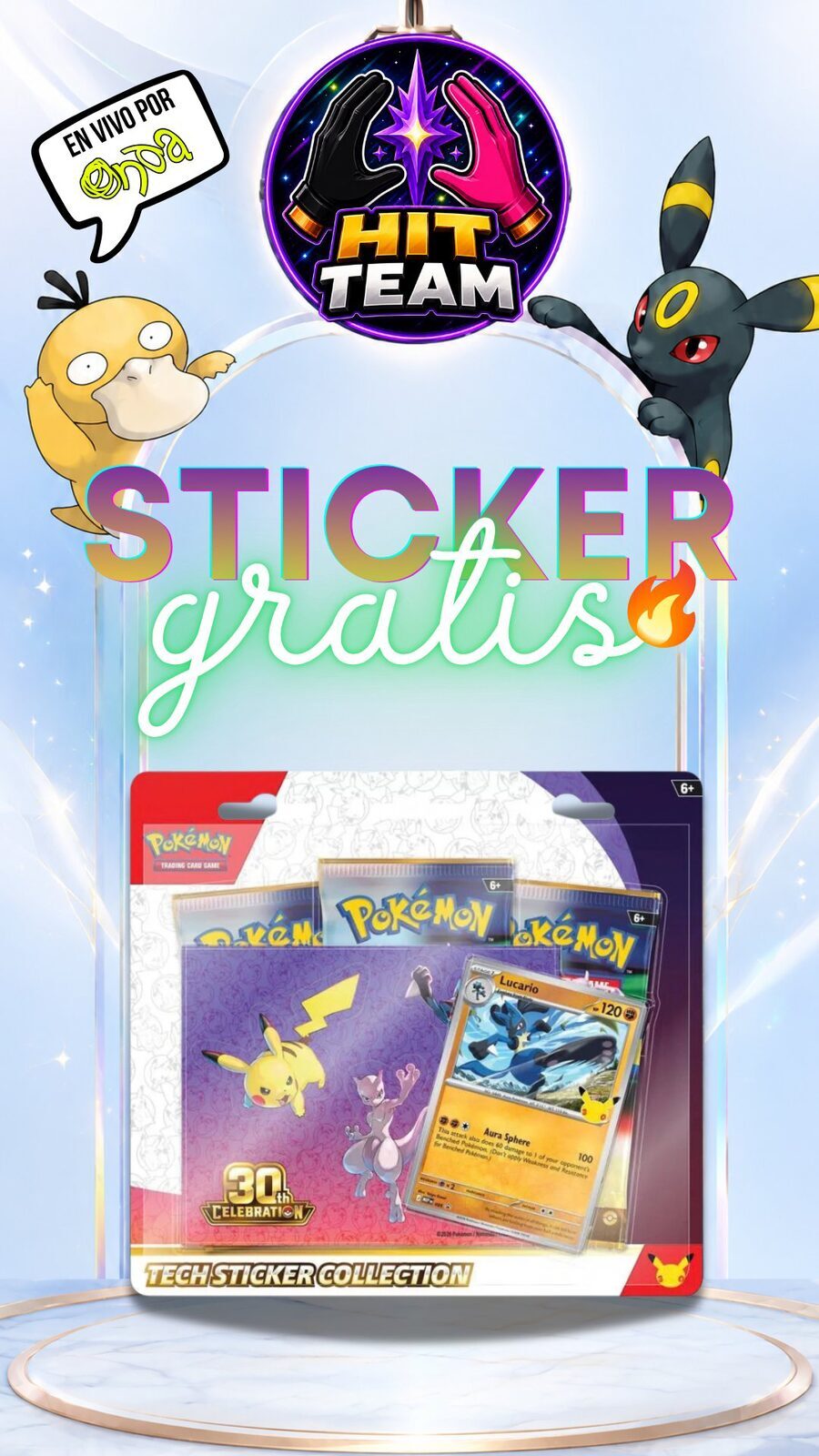 🔥Colección Sticker Lucario 🔥
