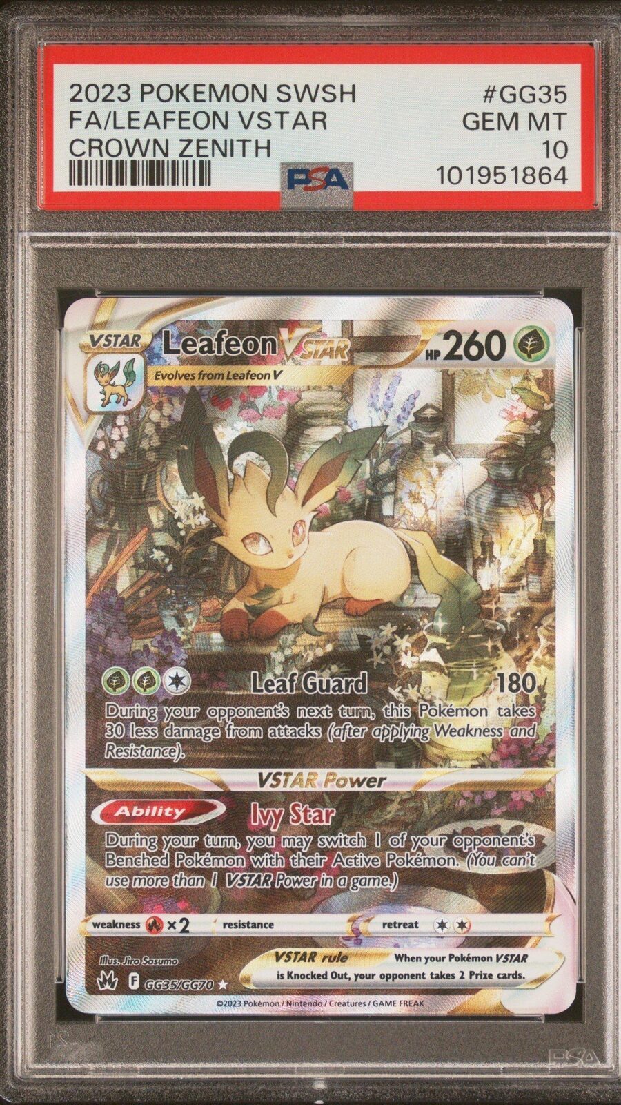 LEAFEON VSTAR PSA 10 GRATIS