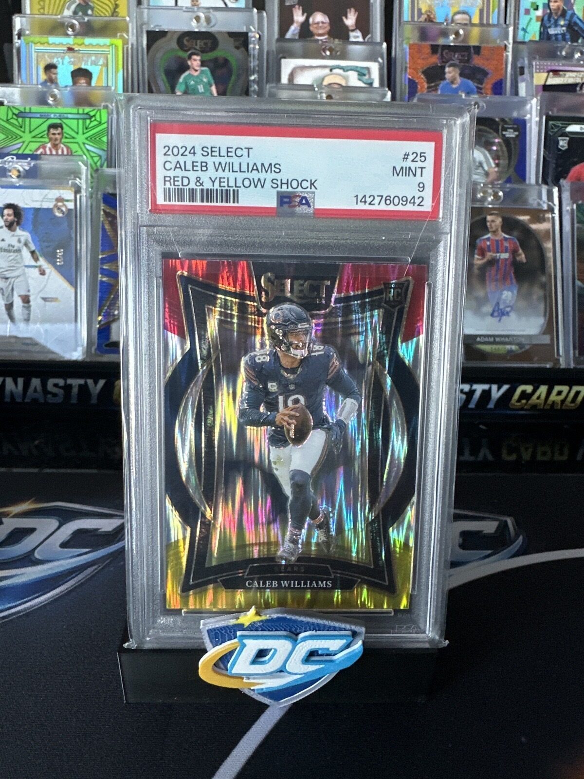 CALEB WILLIAMS RED & YELLOW SHOCK PSA 9