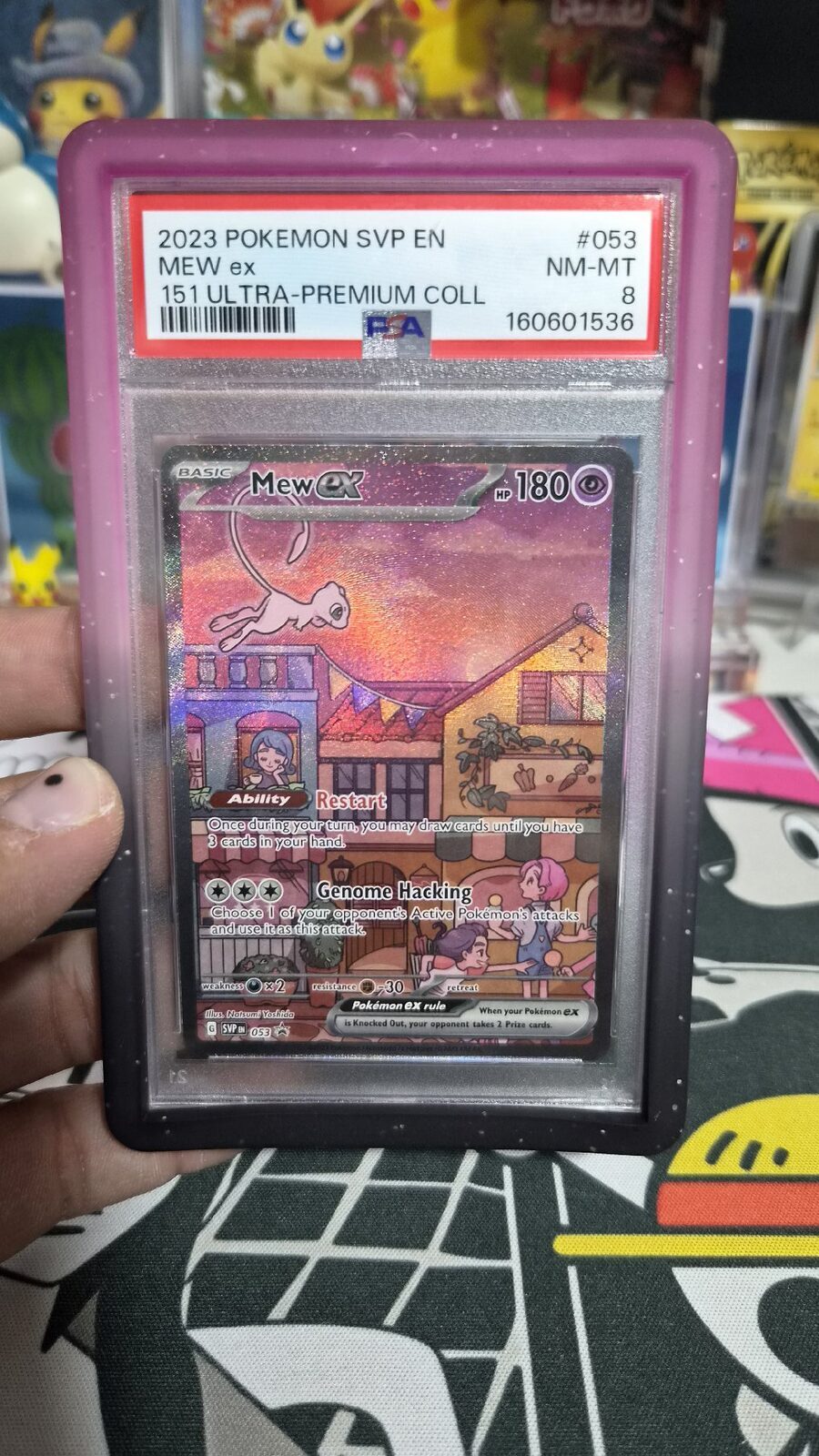 Mew EX 151 PSA 8