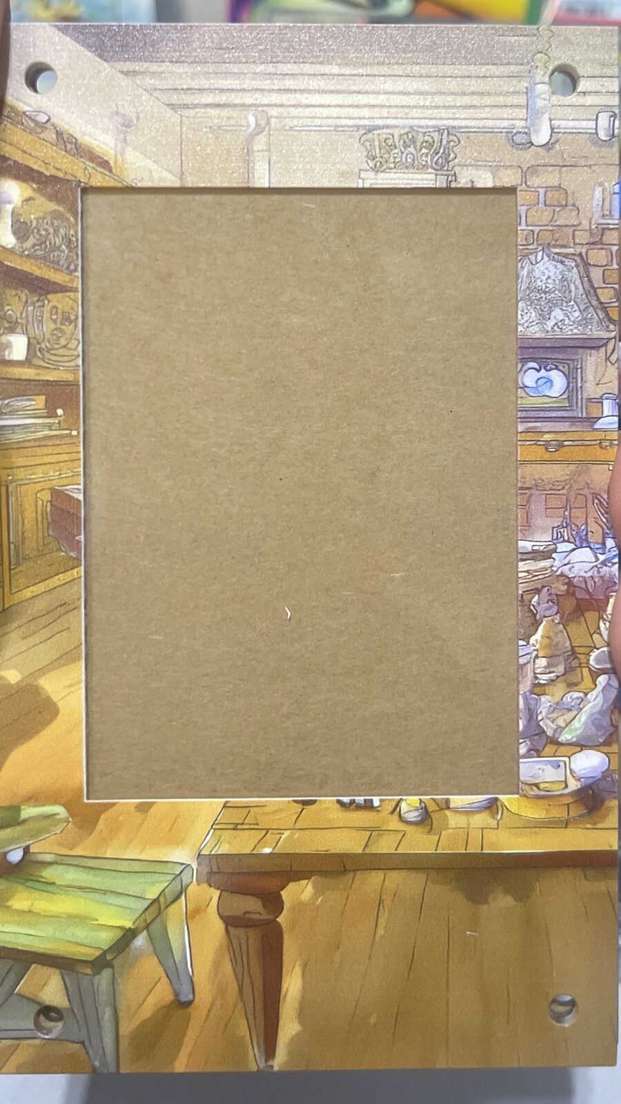 un marco de exhibición para tu carta fav