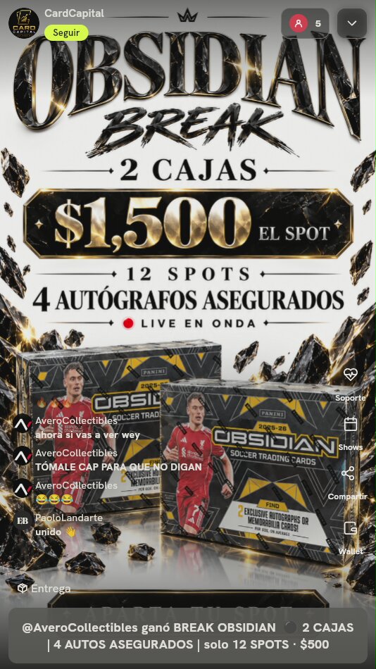 Cajas Panini Obsidian Soccer