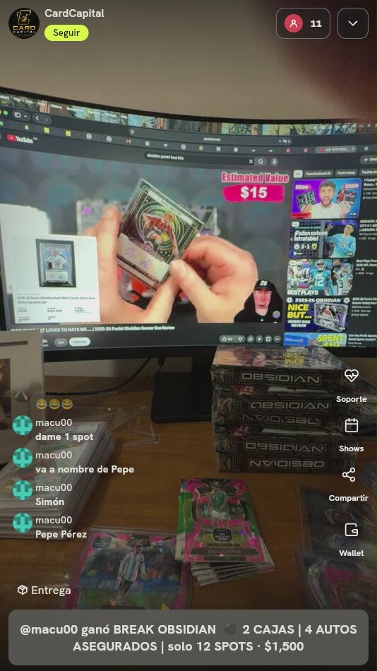Panini Obsidian Soccer Hobby Box